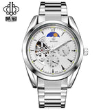 Wei Guan full automatic machinery, fashion moon alternate function watches, leisure men's waterproof automatic mechanical watches