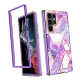 Phone Case for Galaxy S22 Ultra Built in Screen Protector Shockproof TPU PC Full Body Phone Cover