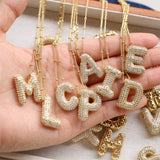 Letter Pendant European And American Bubble Graceful And Fashionable 26 English Letter Necklace