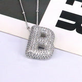 Letter Pendant European And American Bubble Graceful And Fashionable 26 English Letter Necklace