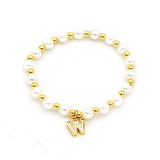 Shell 26 English Letters Pendant Bracelet