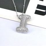 Letter Pendant European And American Bubble Graceful And Fashionable 26 English Letter Necklace