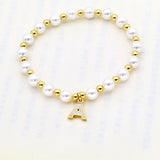 Shell 26 English Letters Pendant Bracelet