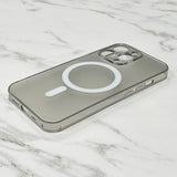 Transparent Glass Magnetic Magsafe Mobile Phone Case