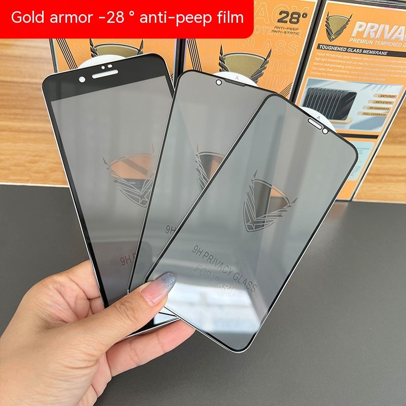 Anti-peep Film HD 8 Glass Protector 12pro Tempered Glass Screen Protector For Mobile Phone Wholesale