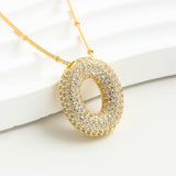 Letter Pendant European And American Bubble Graceful And Fashionable 26 English Letter Necklace