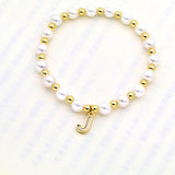 Shell 26 English Letters Pendant Bracelet