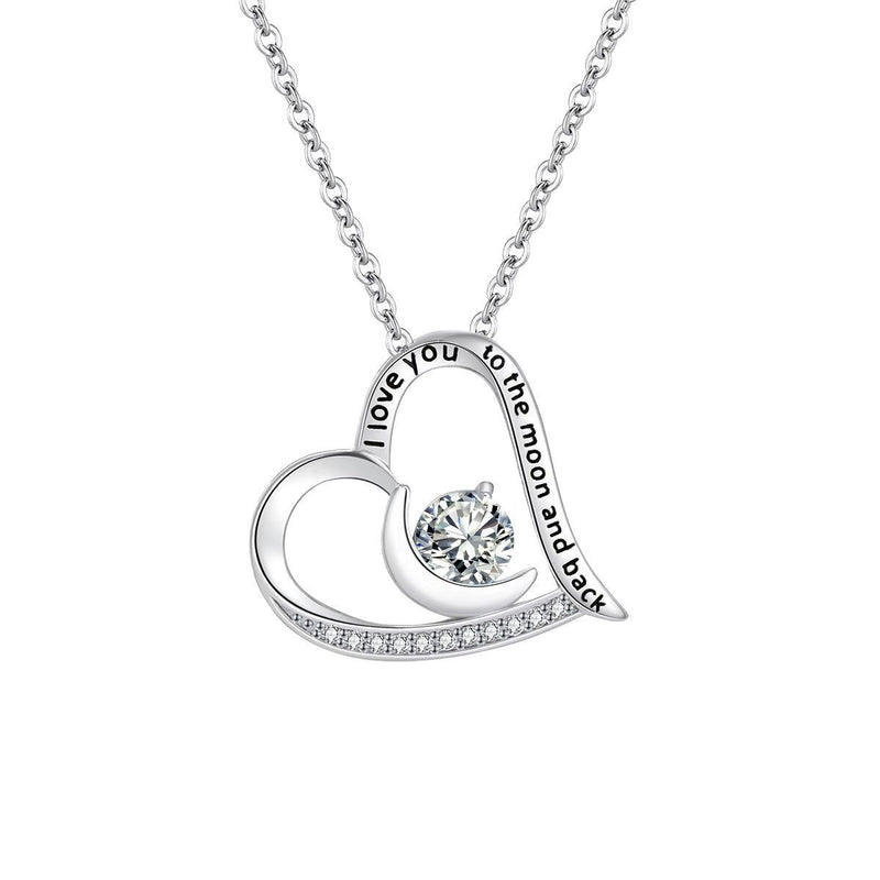 Fashion Heart-shaped Pendant Necklace Valentine's Day