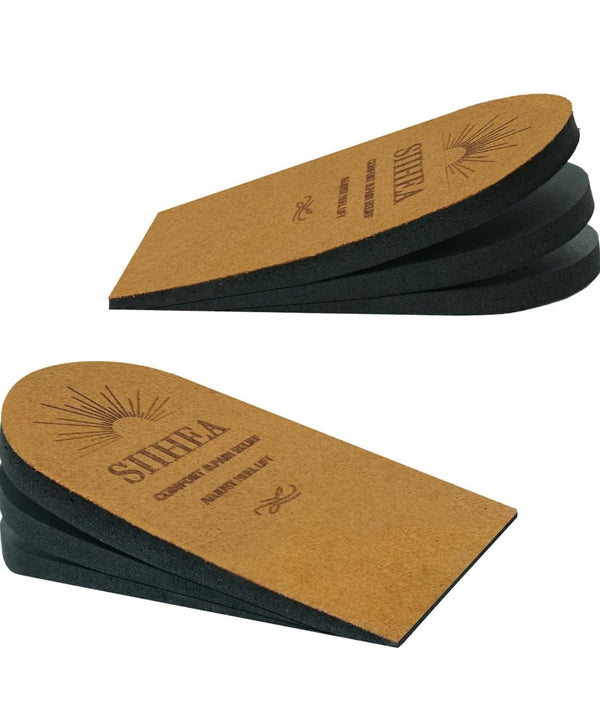 Adjustable Heel Lifts for Shoes, 1/4'' Height Increase Insoles